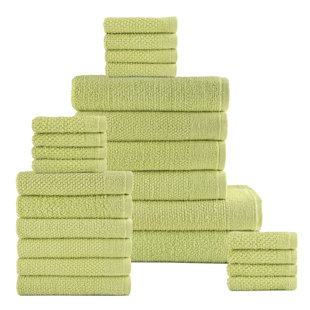 Ensemble de serviettes de bain en coton 24 pièces Dan River