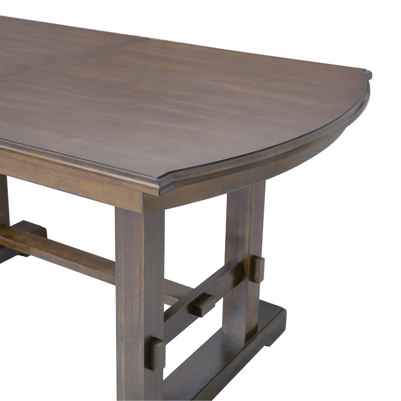 6-Piece Dining Table Set, Brown, Brown