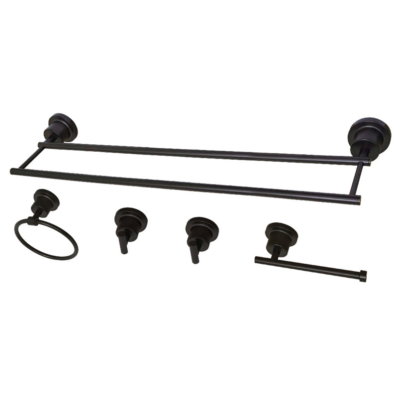 Kingston Brass Concord 5-Piece Bathroom Hardware Set, Oil Rubbed Bronze