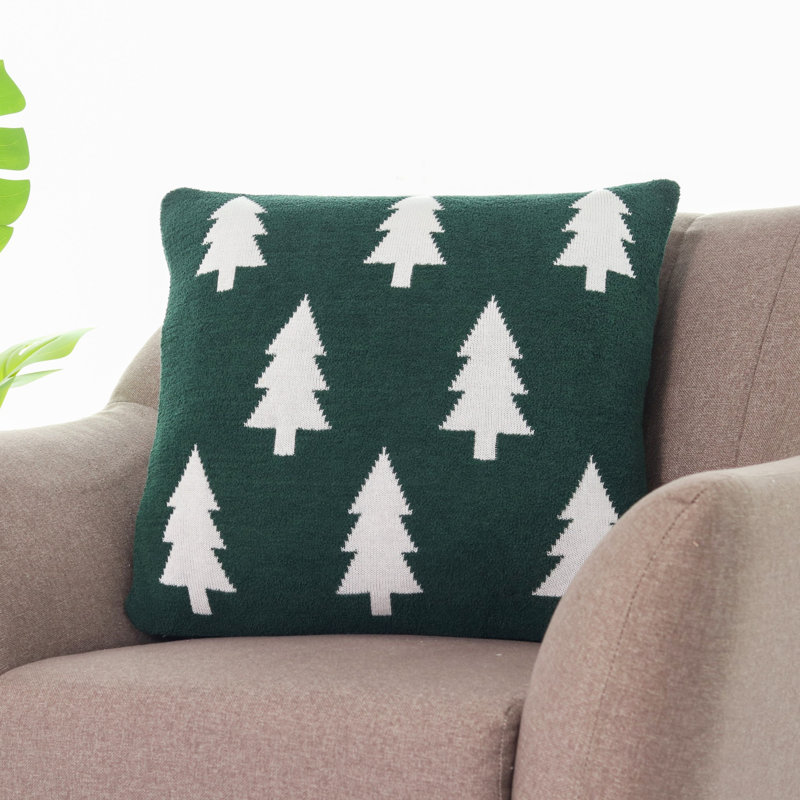 Coussin décoratif en coton, 30 po x 30 po