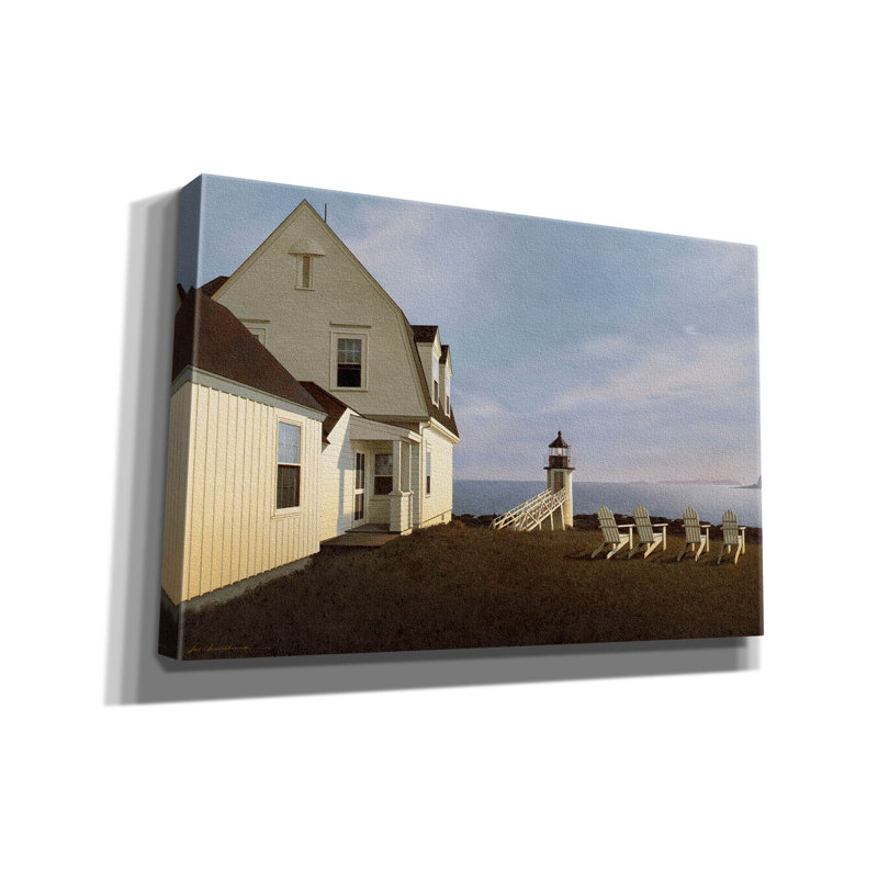 «August View» par Zhenhuan Lu, August Grove, art mural sur toile, H 12 po x l 18 po x P 0,75 po