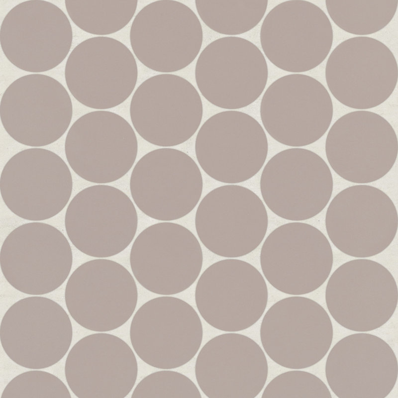 Carreau de mosaïque rond en porcelaine mat 2 "x 2" Marin, Falaise de bord de mer