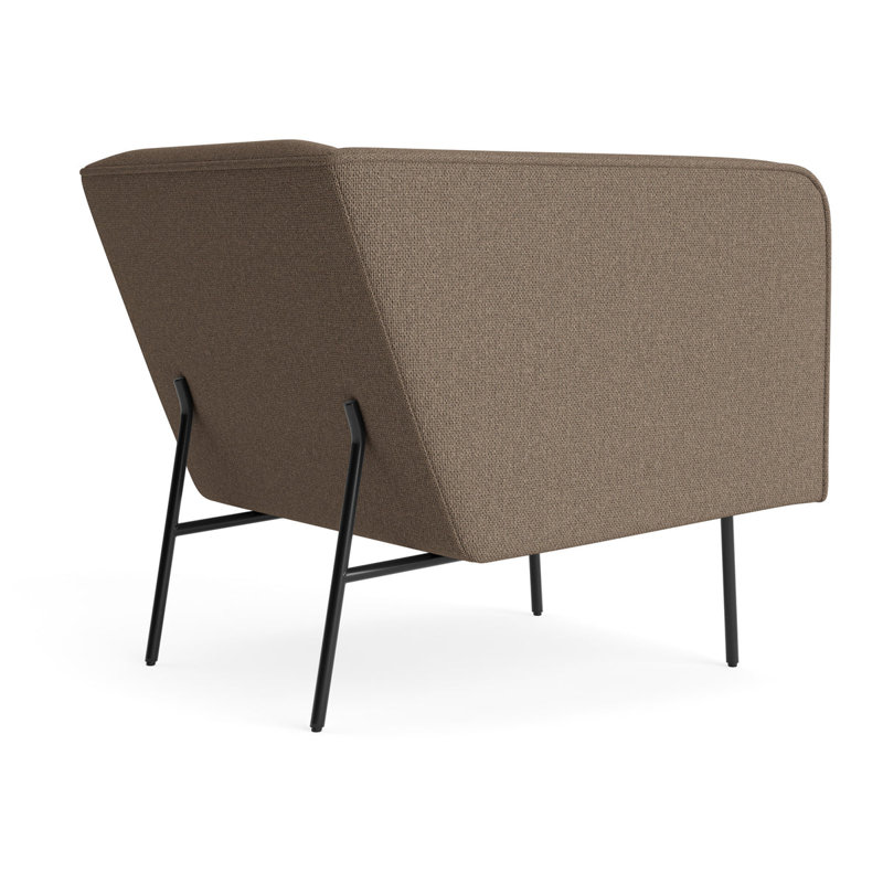 MTO - Dandy Lounge Chair Black Legs, Kvadrat Autumn Cardamom