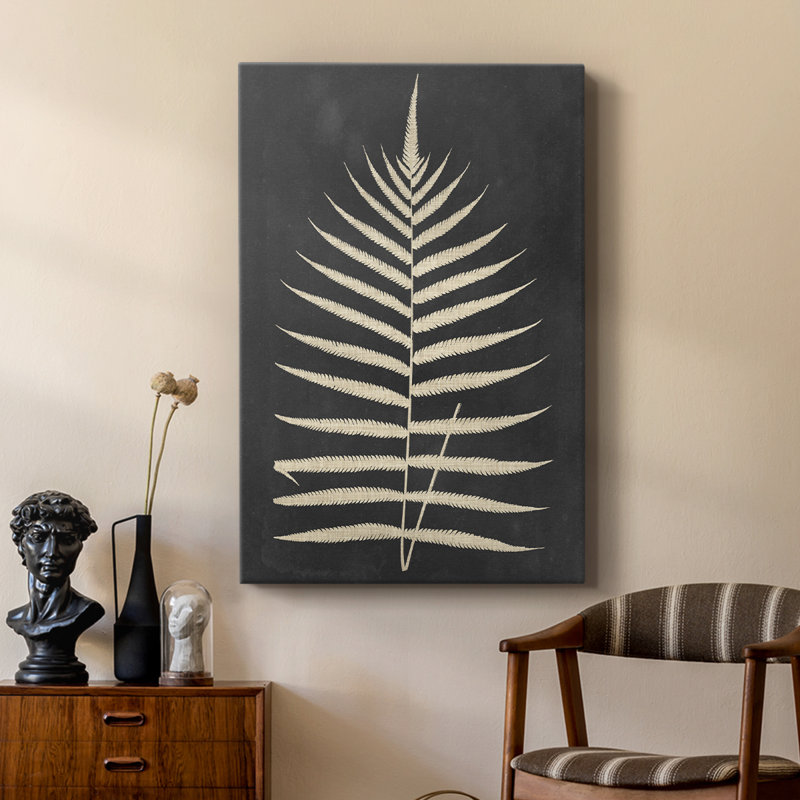 Lin fougère III - galerie Cavas sur mesure, H 12 po x l 8 po