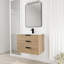 Meuble-lavabo de 30 po avec comptoir (G-CVB01430LIMO-GRB3020MOWH)