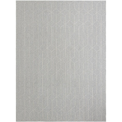 Tapis contemporain gris clair Ohanlon
