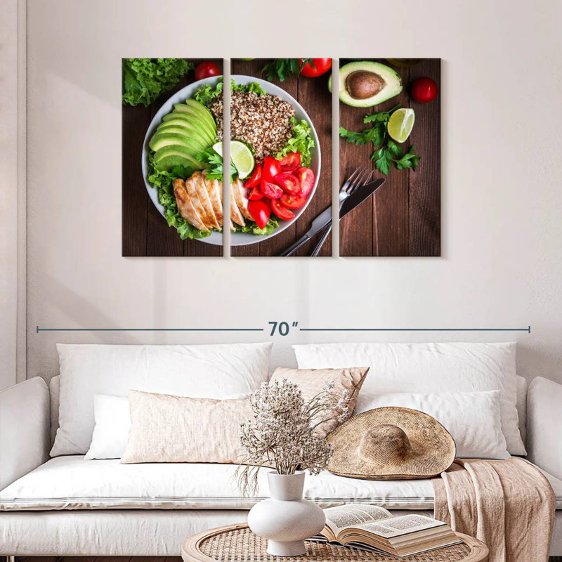 Yarlin Quinoa Salad, 28" H x 45" W