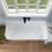 Forma 59'' Right Corner Soaking Bathtub Solid Surface Soaking Tub with Overflow