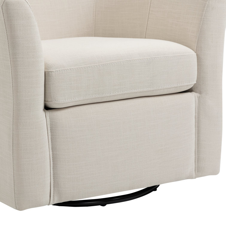Dorton Round Swivel Barrel Chair - Project 62™  Swivel barrel chair, Barrel  chair, Upholstered chairs