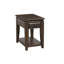 Table de chevet traditionnelle en acajou avec rangement