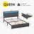 Upholstered Slat Storage Bed