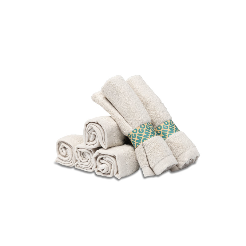 Rayon From Bamboo Washcloth, Beige