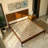 Solid Wood King Bed Frame with Headboard, Walnut Finish 800lbs Capacity Scandinavian Platform Bed, Walnut Finish, Non-Slip and Noise-Free, No Box Spring Needed-805927955-805927954
