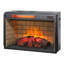 Foyer encastrable à quartz 26 po - Bûche de bois avec brique, 1 500 W de chaleur, options de flammes réglables, fonctionnement sécuritaire, source de chaleur de 26 po, 4 réglages de luminosité, chauffage