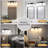 3-Light Black Bathroom Vanity Lights With Frosted Glass Shade Modern Bathroom Lighting Fixtures Over Mirror