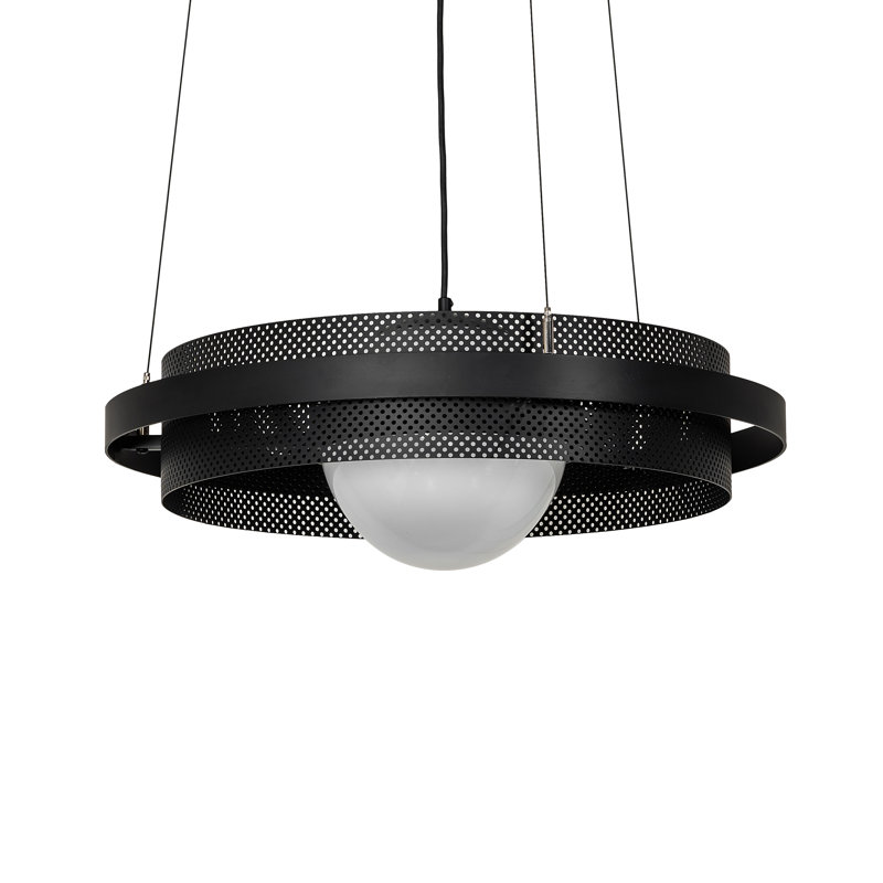 Luminaire suspendu unique à 1 lumière solaire solaire Bola