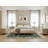 Machine Washable Overdyed Green Area Rug-1739500524
