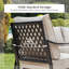 Chaise longue berçante et coulissante en métal-511804884