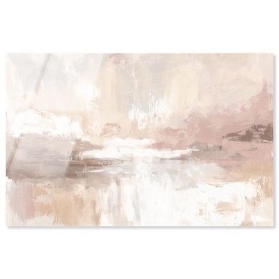 Beige Dissolve II Boho Art Acrylic Print by Art Remedy