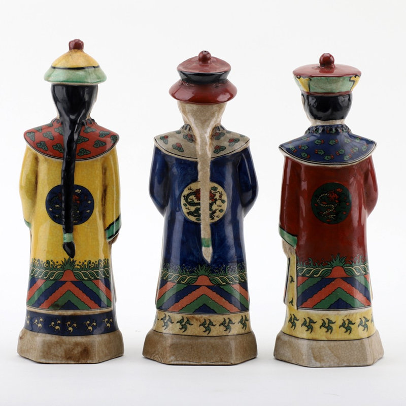 People Figurines & Sculptures, Yellow/Blue/Red