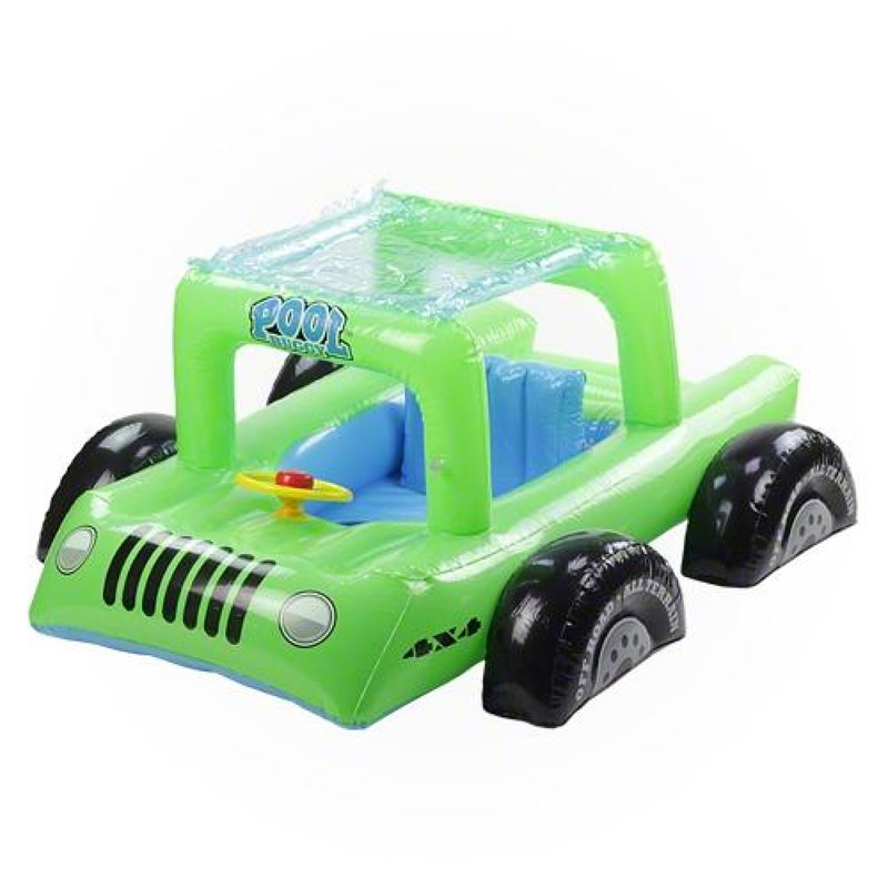 Flotteur pour véhicule tout-terrain de piscine pour enfants - 41 po - vert