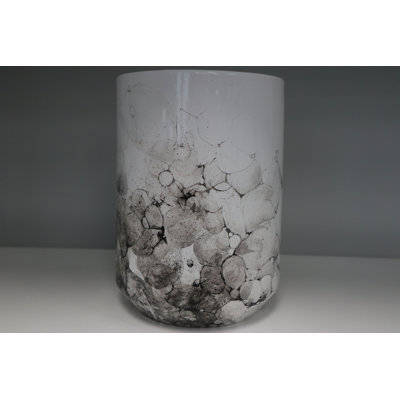 Ceramic / Porcelain Open Waste Basket - 5 Gallons