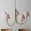 Santiago 5 - Light Shaded Chandelier-109846838