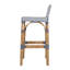 Serienna Blue & White Rattan Low Back Counter Stool-1653777369-1653777373