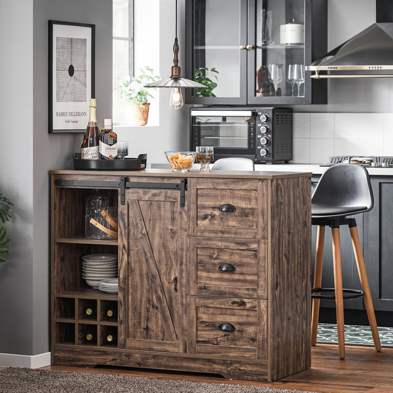 Landsdale Wood Kitchen Island
