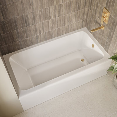 Baignoire avec tablier de trempage à jupe droite 60 x 32 x 18 Voltaire