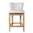 Maven Lane Hugo Stool with Fabric Upholstery-61984045-61984044