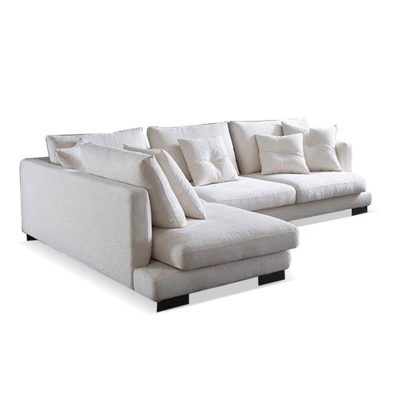 Canapé modulaire 2 pièces rembourré, Orienté à gauche (vu de face)