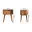 Glenhaven 45cm W Solid Wood Bedside Table
