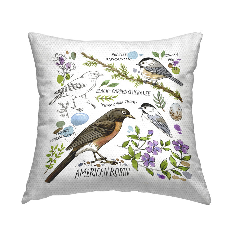 Coussin décoratif imprimé local par Jane Maday