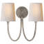 Thomas O'Brien Reed Double Sconce-51178015-89223640