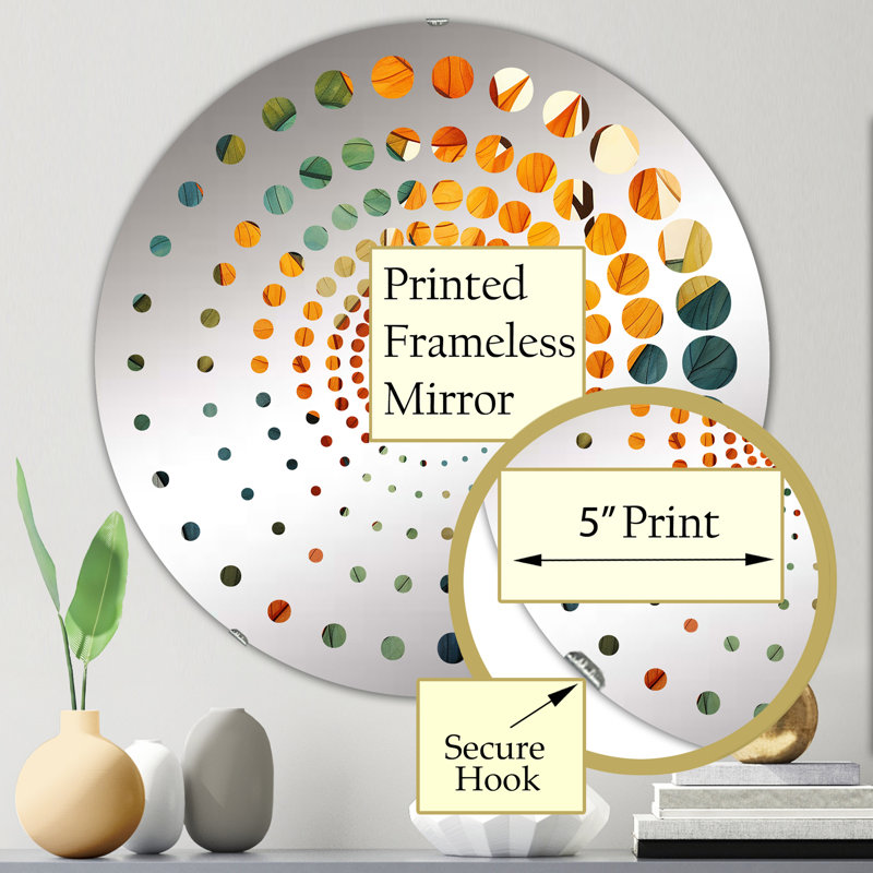 Wanamie Circle Mirror, 23.6" x 23.6"