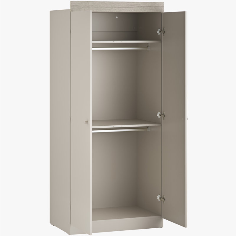 Little Acorns Burlington Double - Cashmere & Grey Ash Wardrobe