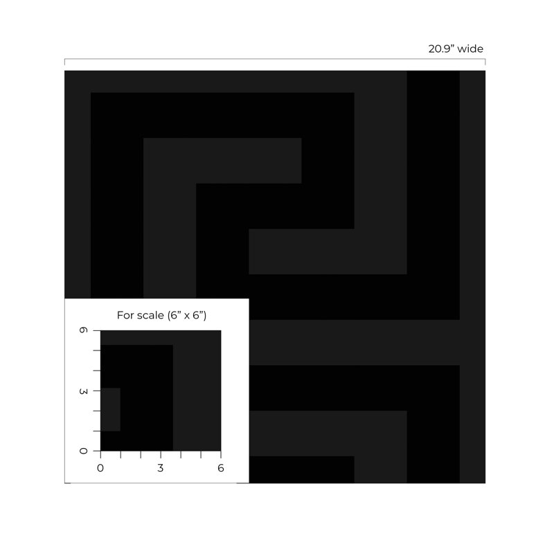  Papier peint non tissé Forte Designs, Noir