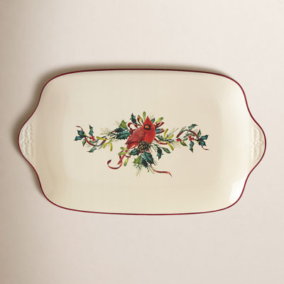 Winter Greetings Porcelain Platter