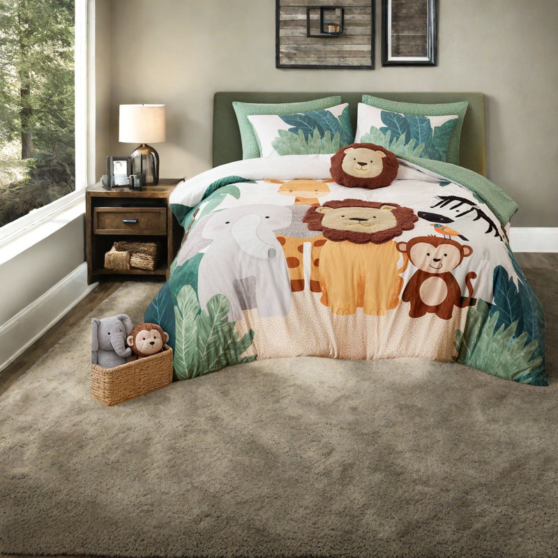 Animal Print Comforter Set
