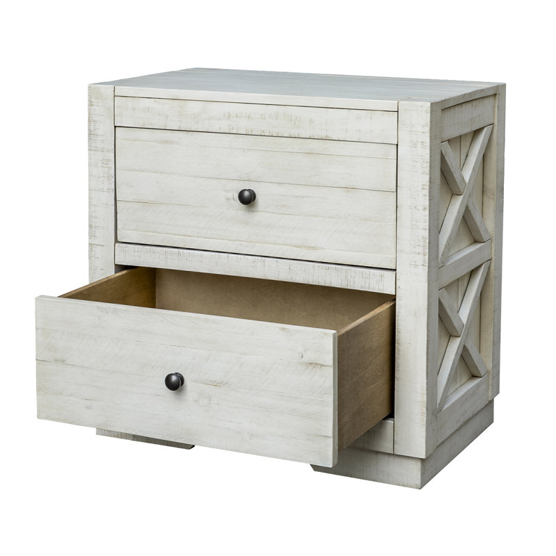 Beechum 28'' W Solid Wood Nightstand