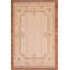 Tapis en laine et soie crème à motif traditionnel noué à la main Original