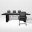 Ensemble de table de conférence et de chaises Musette-940226339