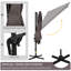 Parasol extérieur en porte-à-faux de 8 pi Outsunny-1403288862