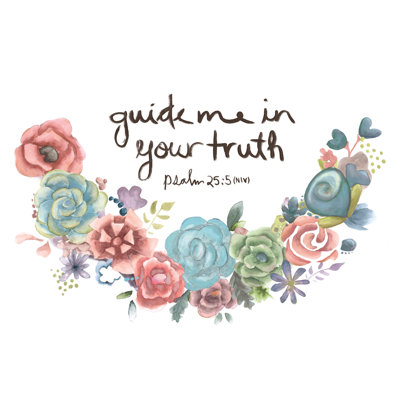 Flower Crown Guidance - Wrapped Canvas Print