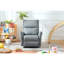 Fauteuil inclinable pivotant en similicuir Ijahnae-1430215567-1436806406