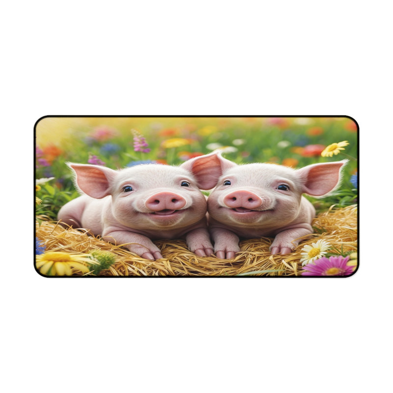 Polyester Desk Pad, 14.4x12.1