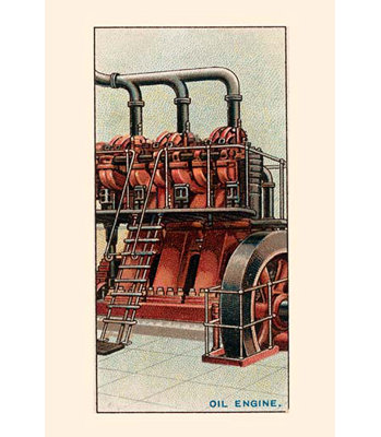 Oil Engine- Graphic Art Print