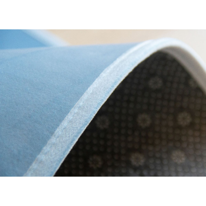 Glen Flatweave Light Blue Rug, Rectangle 100 x 160cm