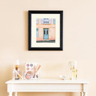 Black Matte Picture Frame with Mat